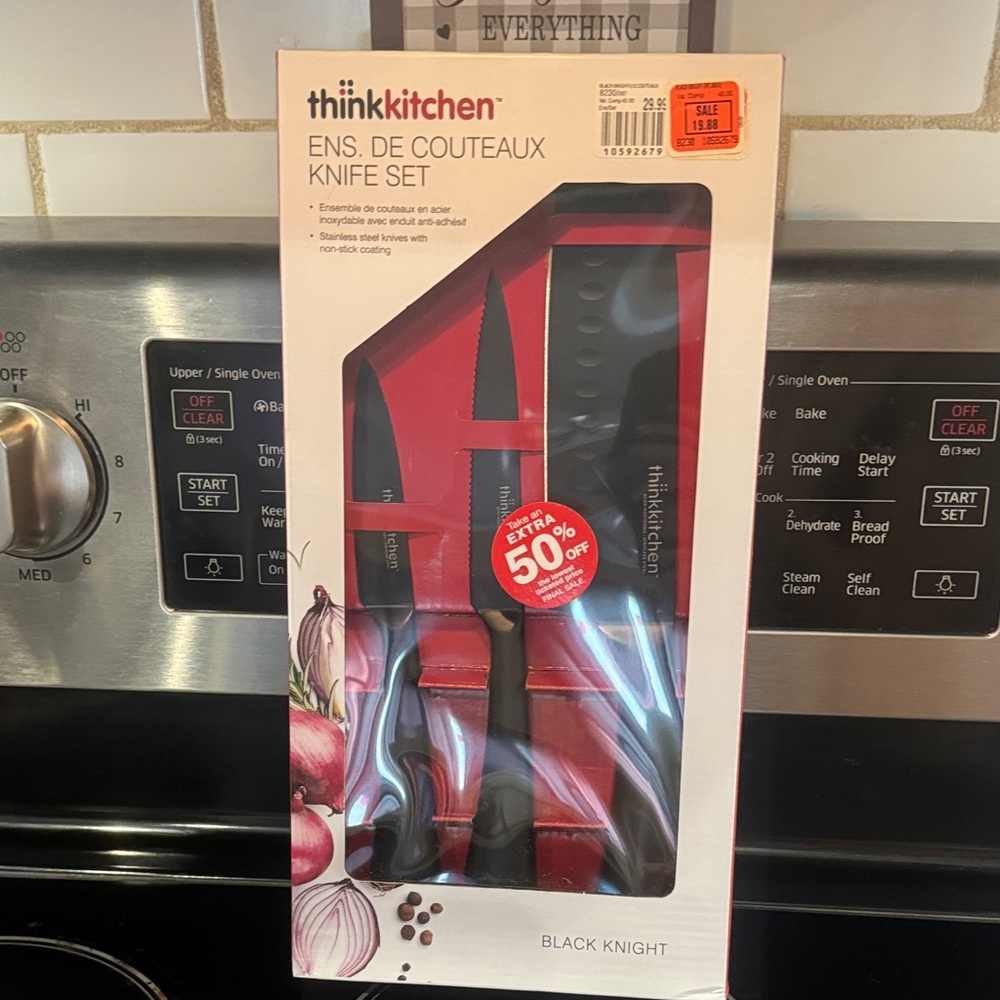 Black Knife Set